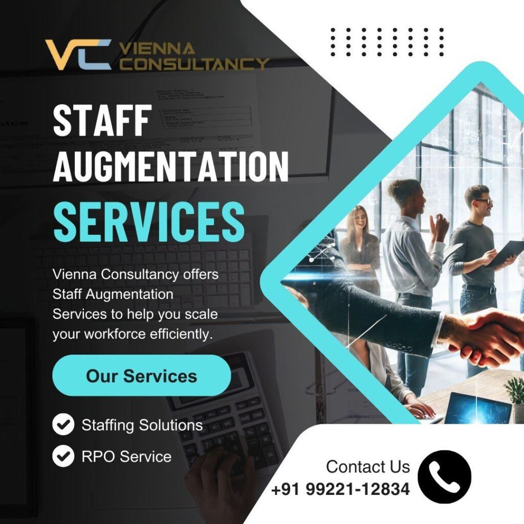 Staff augmentation services by Vienna Consultancy to scale your workforce with the right talent for business success.