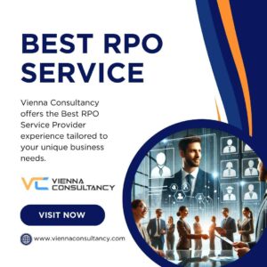 Vienna Consultancy team reviewing hiring analytics on a high-tech office screen to streamline recruitment services