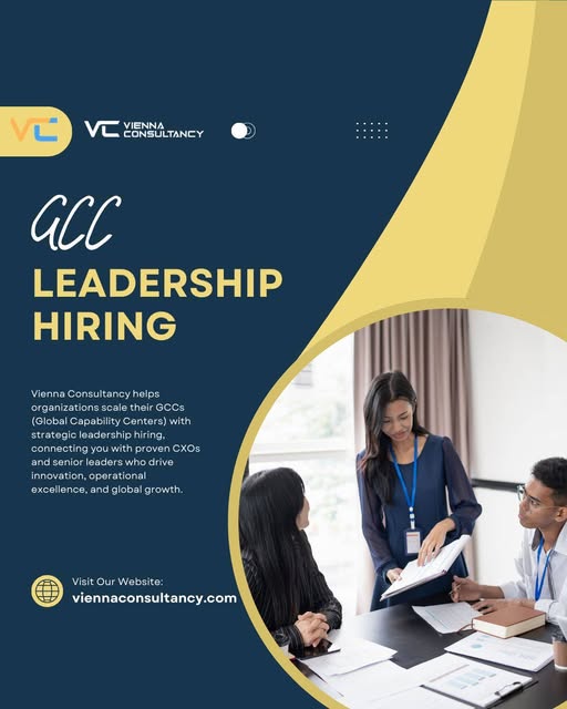 GCC leadership hiring services by Vienna Consultancy driving business growth through expert RPO solutions for Global Capability Centers